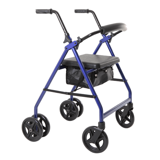 Aspire Push Down Seat Walker / Rollator